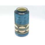 A Troika cylindrical vase by Anne Jones, 7.75in ta