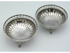A pair of 1923 Birmingham silver bonbons by Elking