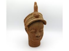A Benin terracotta bust, brought back from Nigeria