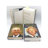 Two Margaret Thatcher books, hand signed by Thatch