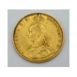A Victorian, jubilee head, 1887 full gold sovereig