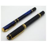 A French Waterman 'Ideal' fountain pen with 18ct g