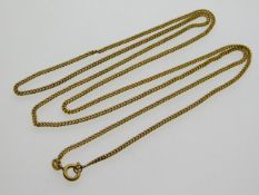 An 18ct gold chain, 27.5in long, 8.5g