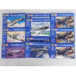 Ten boxed Revell 1:72 scale model aircraft kits, p