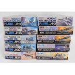 Ten boxed Fujimi 1:72 scale model aircraft kits, p