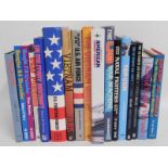Seventeen US military related books including Viet
