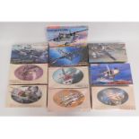 Ten boxed Dragon 1:48 & 1:72 scale model aircraft