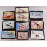 Ten boxed Eduard 1:48 scale model aircraft kits, p