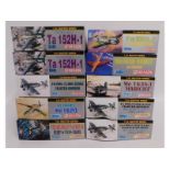 Ten boxed Dragon 1:48 scale model aircraft kits, p