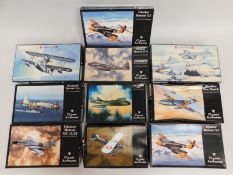Ten boxed Classic Airframes 1:48 scale model aircr