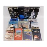 A quantity of fifteen space flight & aviation book