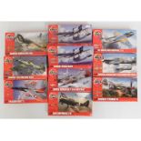Ten boxed Airfix 1:72 scale model aircraft kits, p