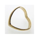 A 9ct gold wishbone ring, 2.3g, size N/O