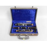 A cased Boosey & Hawkes 'Regnet' clarinet inscribe