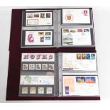 Two albums of first day covers 1971-1994, includin