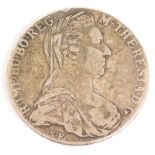 A silver Thaler, dated 1780, 27.8g