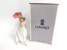 A boxed Lladro figure of a woman, 07636, 'Afternoo