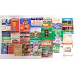 A quantity of football programmes & related items: