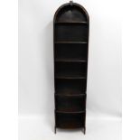 A tall shelving unit, 69in tall x 17.25in wide x 1