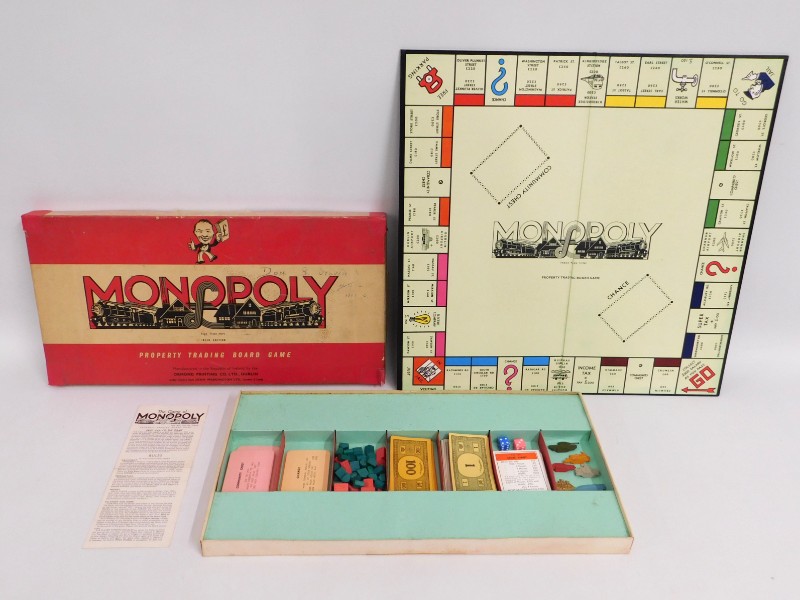 A vintage Irish edition of Monopoly, printed by Or