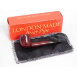 A boxed & unused London Briar pipe