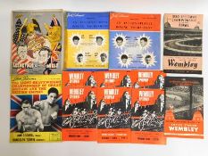 Six 1970 Wembley speedway programmes, a 1950 & 195