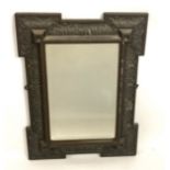 A decorative, gothic style mirror, some faults to