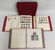 Three albums of mostly British mint stamps, dating
