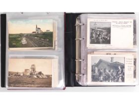 Two albums of approx. 132 postcards covering image