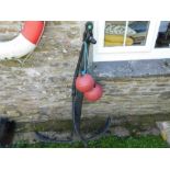 Mariner's Cottage: A fisherman's anchor, 49in high