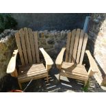 Gamekeeper's Cottage: A pair of Adirondack style g