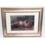 Pietro Annigoni (1910-1988), print of reclining nu