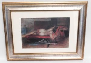 Pietro Annigoni (1910-1988), print of reclining nu