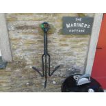 Mariner's Cottage: A grapnel anchor, 28in high