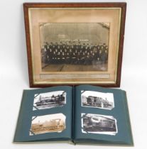 A period, oak framed photograph of Liskeard & Looe