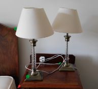 Tremaine Manor House: A pair of bedside lamps, 19.