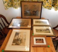 Dairymaid's Cottage: A small selection of framed p