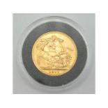 A 1911 George V full gold sovereign