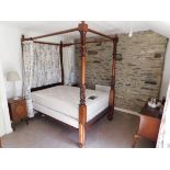 Blacksmith's Cottage: A mahogany four poster doubl