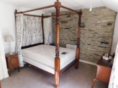 Blacksmith's Cottage: A mahogany four poster doubl