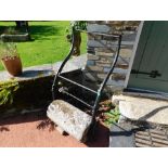 Gardener's Cottage: A granite roller with iron fit