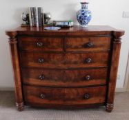 Tremaine Manor House: A Victorian mahogany chest o