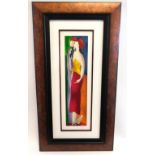 Linda le Kinff framed limited edition serigraph pr