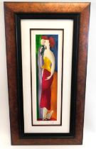 Linda le Kinff framed limited edition serigraph pr