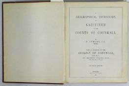 Book: Gazetteer of County of Cornwall by R. Symons