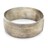 A 1941 Charles Horner, Chester silver bangle with