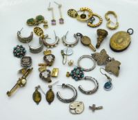 A small selection of mixed costume items. as found