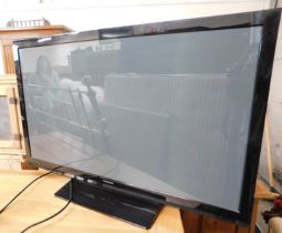 A 42in Panasonic Viera plasma television set with