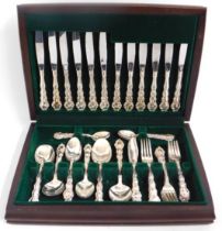 A Community plate silver plated canteen of cutlery