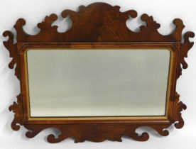 A 19thC. Regency style mirror, 25in wide x 20in hi